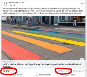 Mehr über den Artikel erfahren Hilden treibt es zu bunt!
