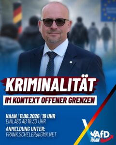 Mehr über den Artikel erfahren Einladung: Vortragsabend mit Sascha Lensing, MdB